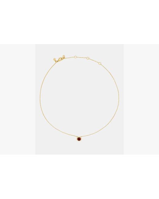 Kate Spade White Round Stone Pendant