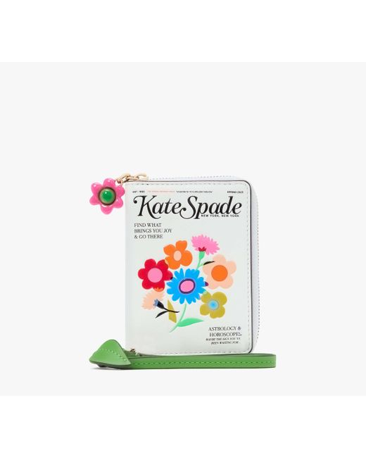Kate Spade White Fresh Picks Compact Wristlet