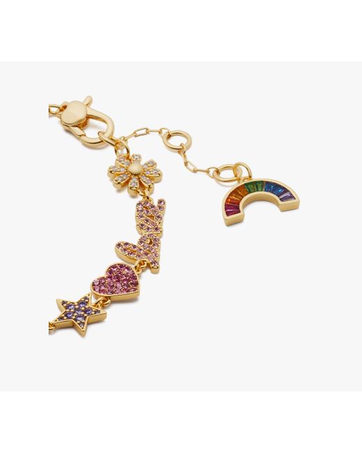 Kate Spade Metallic Rainbow Joy Charm Bracelet