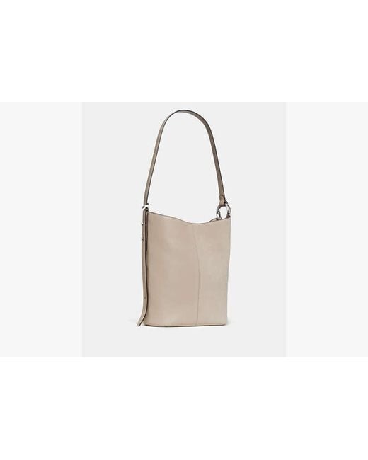 Kate Spade White Halo Suede Bucket Bag