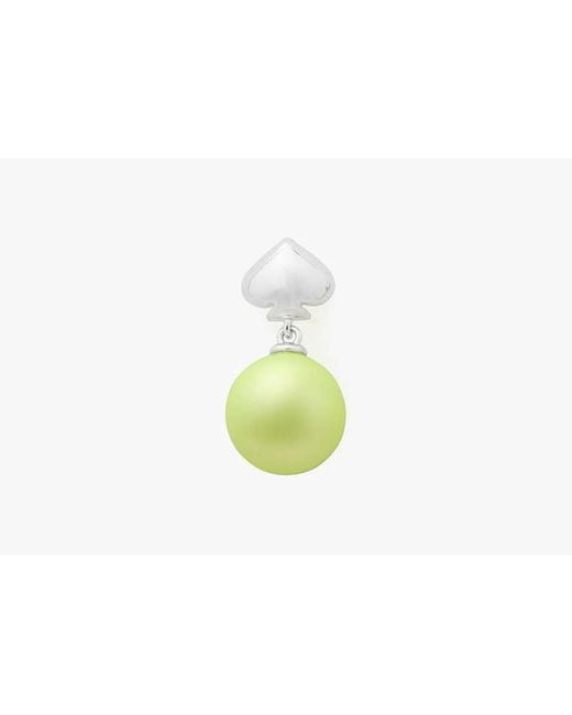 Kate Spade Green Pearlie Drop Earrings