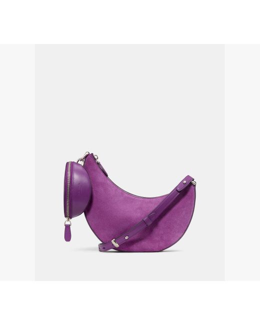 Kate Spade Purple Duo Suede Crossbody Bag