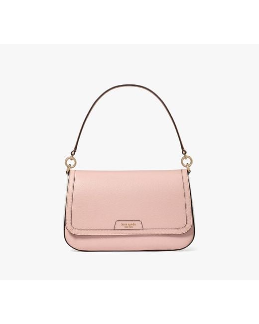 Kate Spade Pink Hudson Colorblocked Convertible Flap Shoulder Bag