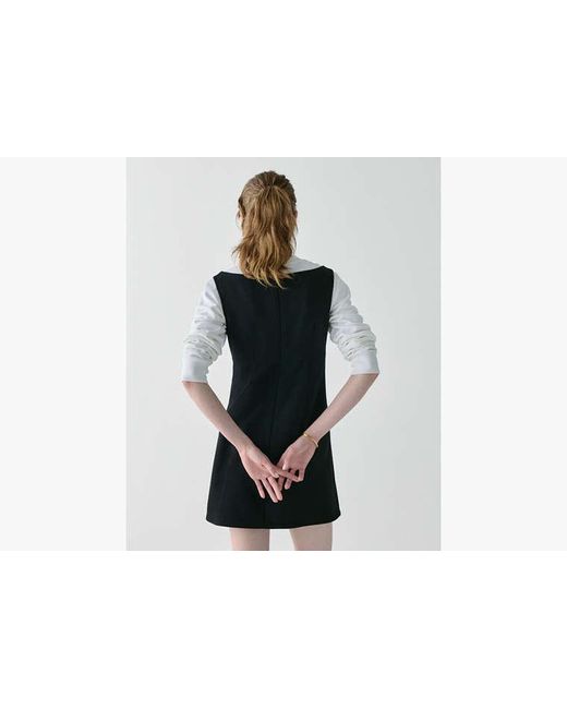 Kate Spade Black V-Neck Mini Dress