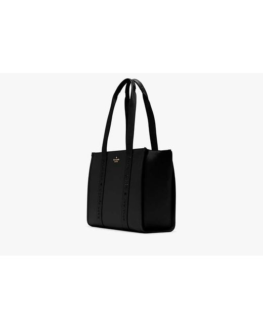Kate Spade Black Kip Tote Bag Aus Leder, Groß