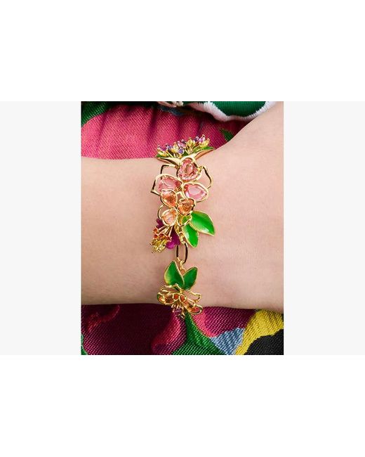 Kate Spade Metallic Paradise Floral Statement-Armband