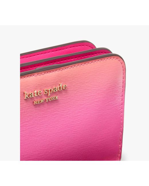 Kate Spade Pink Morgan Ombre Compact Wallet