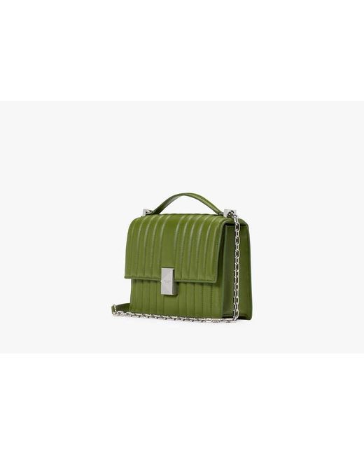 Kate Spade Green Deco Quilted Chain Shoulder Bag