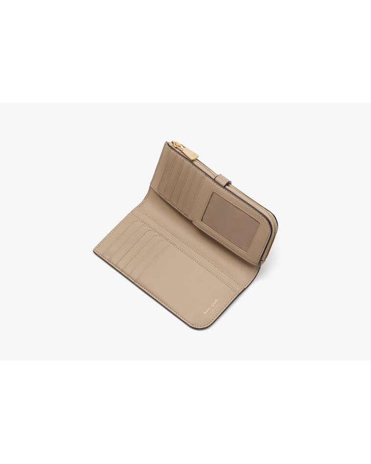 Kate Spade Natural Deco Zip Slim Wallet