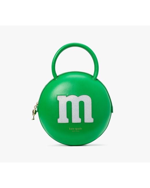 Kate Spade Green M & M'S X Embellished 3D Crossbody