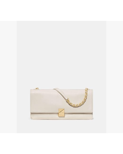 Kate Spade White Deco Soft Shoulder Bag