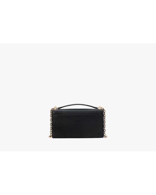 Kate Spade Black Deco Mini Flap Chain Crossbody