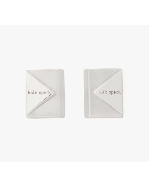 Kate Spade White Deco Studs