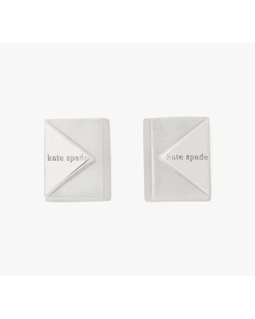 Kate Spade White Deco Studs