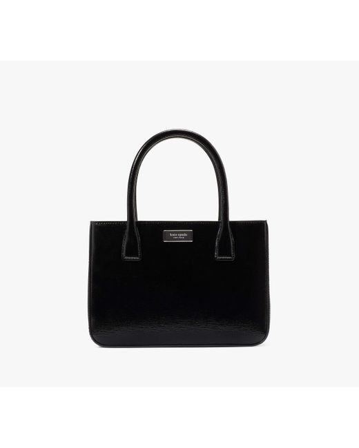 Kate Spade Black Sam Icon Square Tote