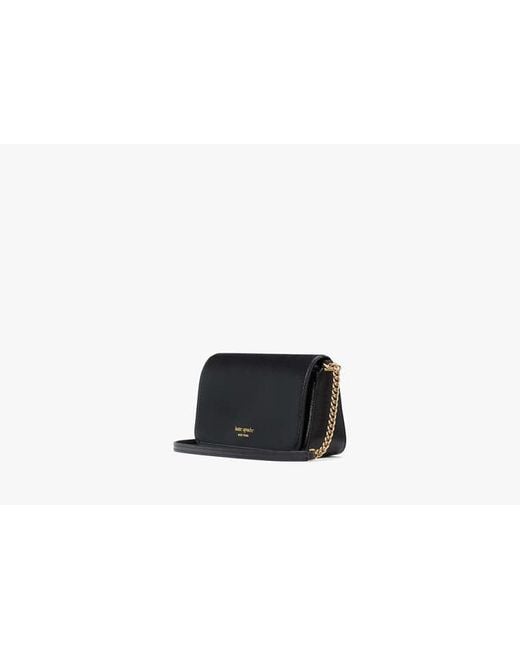 Kate Spade Black Devin Flap Chain Wallet