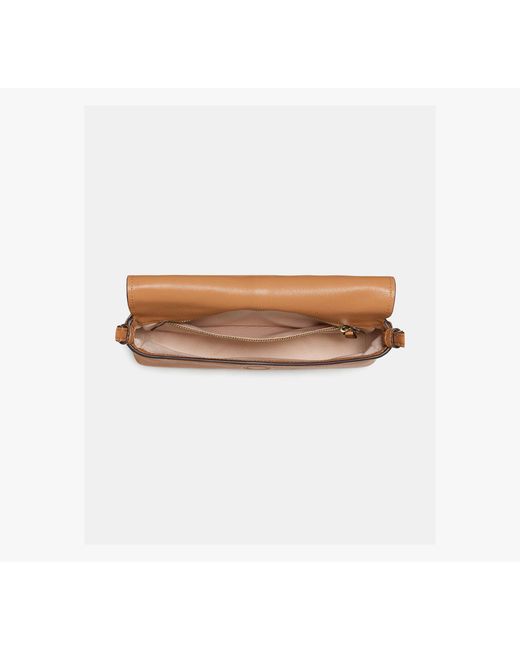 Kate Spade Brown Loop Suede Small Shoulder Bag