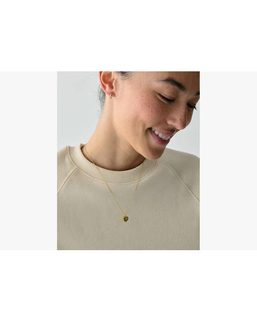 Kate Spade Green Self-Love Club Pendant