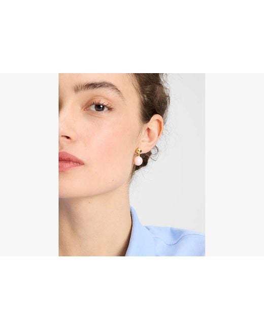 Kate Spade Pink Pearlie Drop Earrings
