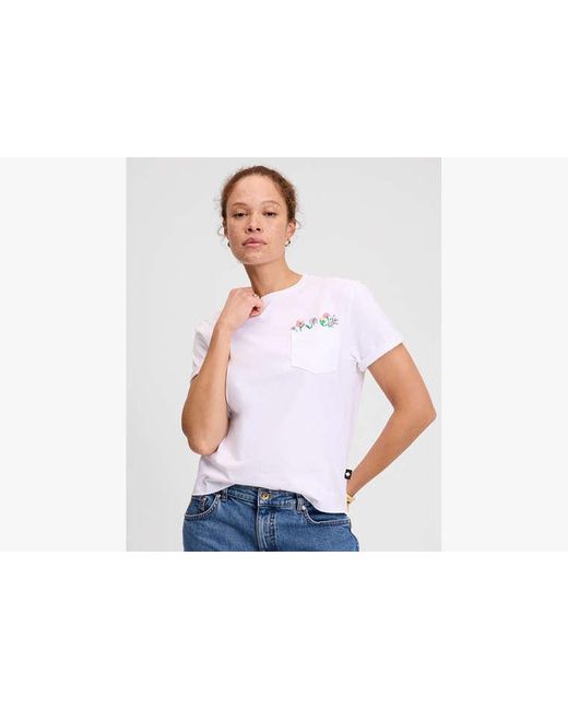 Kate Spade White Spring Bouquet Tee