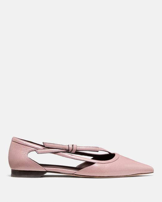 Kate Spade White Loop Flat