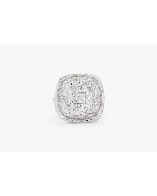 Kate Spade White Fine Time To Shine Pavé Diamond Studs