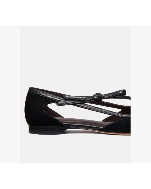 Kate Spade Gray Loop Flat