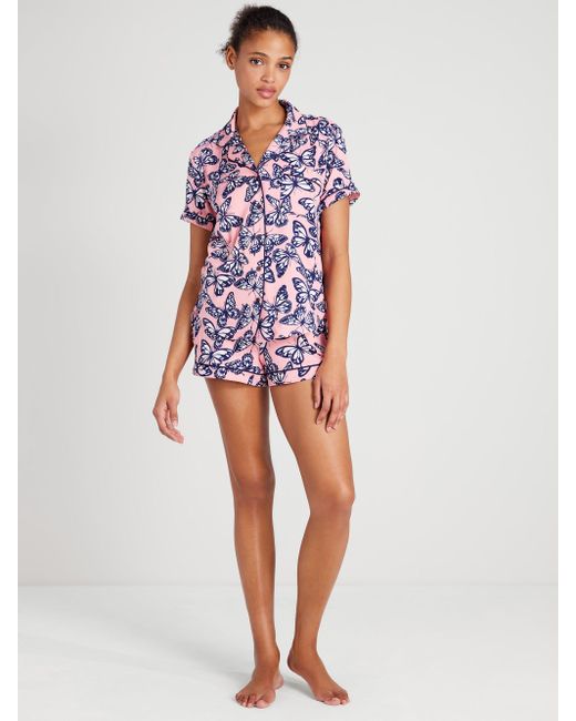 kate spade short pajama set