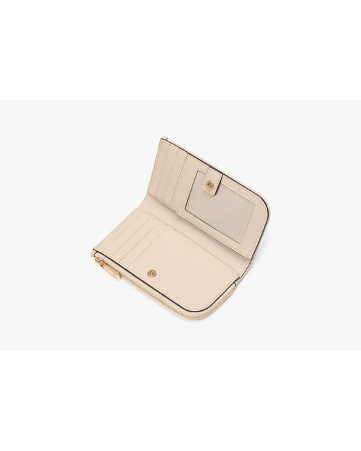 Kate Spade Natural Devin Spade Flower Jacquard Bifold Wallet