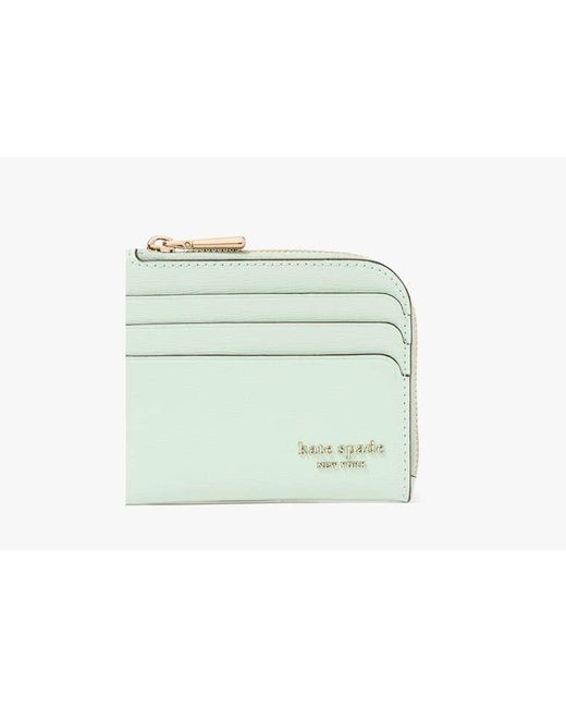 Kate Spade Green Devin Coin Card Case Wristlet