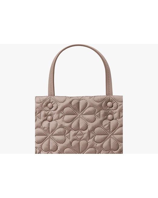 Kate Spade Gray Tilly Quilted Small Tote Bag