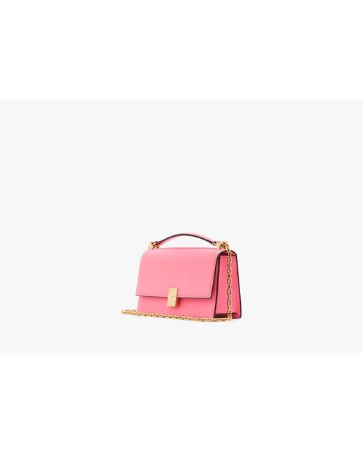 Kate Spade Pink Deco Umhängetasche Umschlag Und Kette, Extraklein