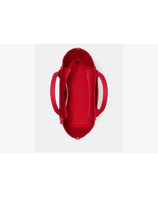 Kate Spade Red Dash Strawberry Canvas Tote Bag