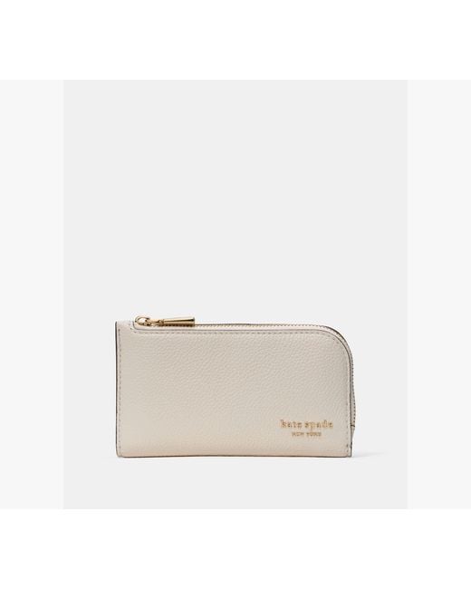 Kate Spade White Kate Spade Devin Small Slim Bifold Wallet