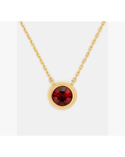 Kate Spade White Round Stone Pendant