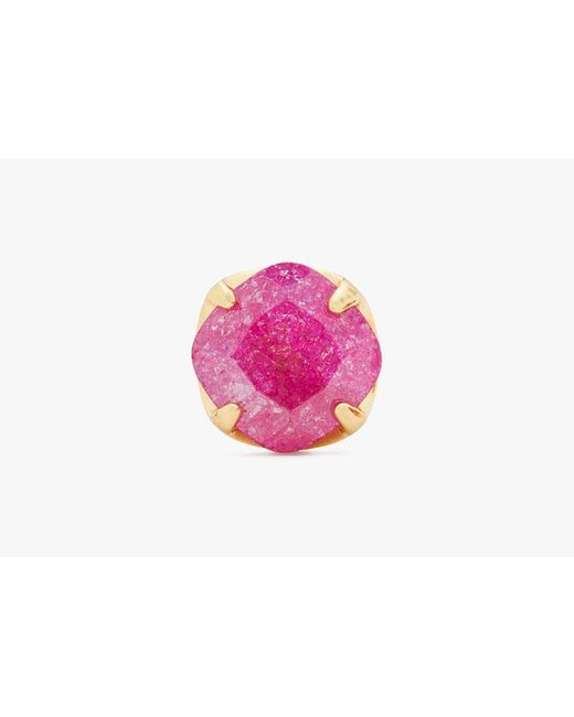 Kate Spade Pink Pop Of Joy 10Mm Spade Flower Studs