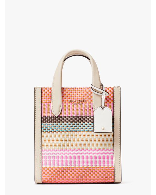kate spade manhattan striped tote