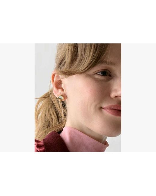 Kate Spade Black Statement Spade Studs