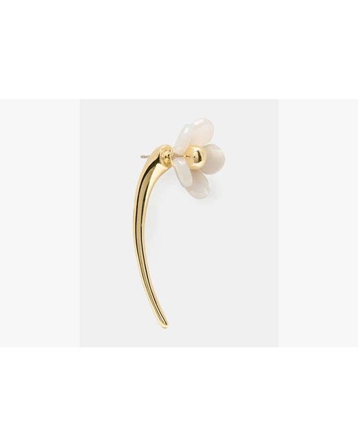 Kate Spade White Summer Daze Flower Statement Earrings
