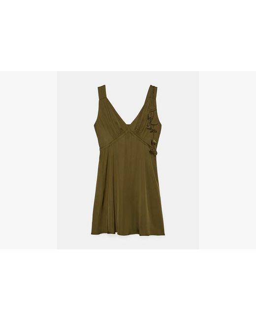 Kate Spade Green Florette Mini Slip Dress