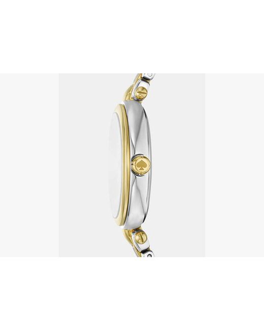 Kate Spade Metallic Gracie Round Two Tone Watch