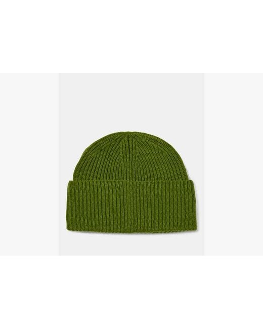 Kate Spade Green Kate Spade Stripe Cuff Beanie