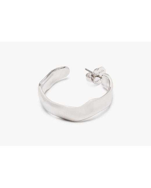 Kate Spade White Kate Spade Molten Hoops