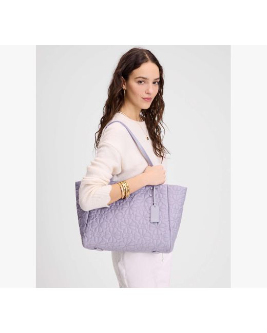 Kate Spade Tilly Quilted Medium Tote Bag in Purple | Lyst