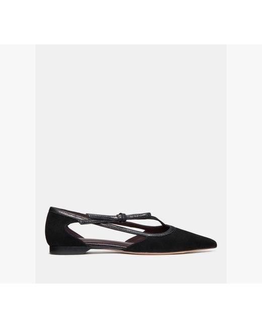 Kate Spade Gray Loop Flat