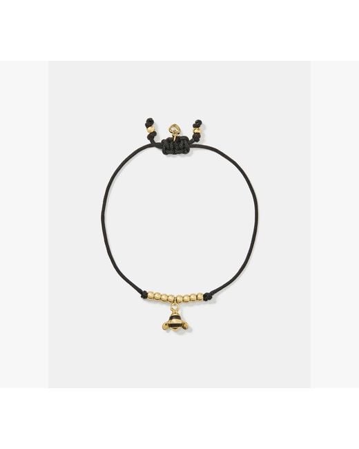 Kate Spade White Summer Daze Bee Cord Bracelet