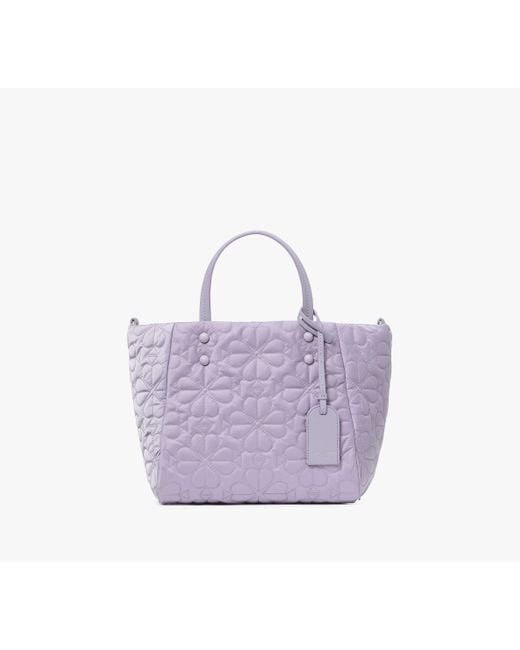 Kate Spade Purple Tilly Quilted Small Tote Bag