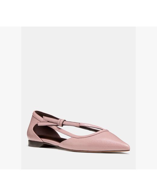 Kate Spade White Loop Flat