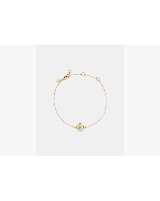 Kate Spade White Spade Flower Solitaire Bracelet