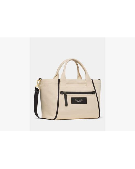 Kate Spade Natural Dash Canvas Tote Bag